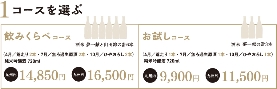 １コースを選ぶ